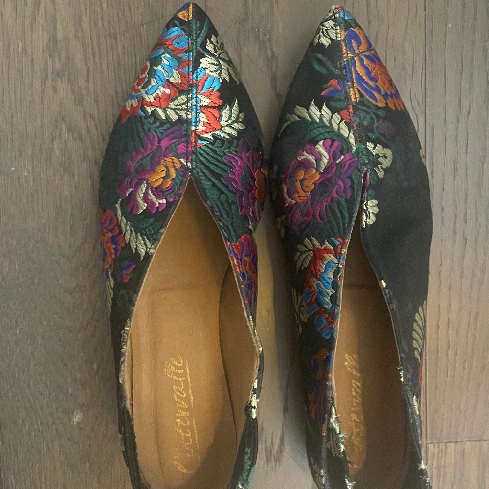 high quality vintage colourful shoes size 39 for women